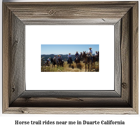 horse trail rides near me in Duarte, California